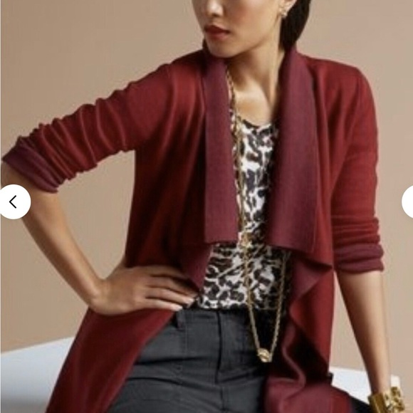 CAbi Sweaters - Cabi 3479 Burgundy‎ Women's Sweater